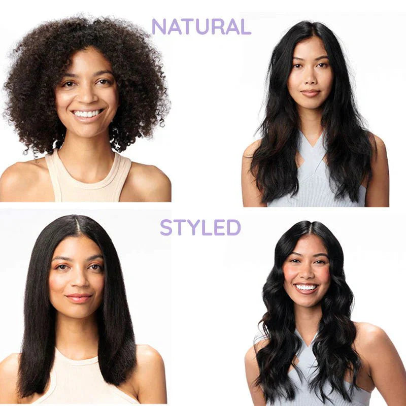 Skaluna® Brosse lissante rotative 2 en 1 – Fer à lisser et volumisateur professionnel